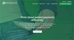 Desktop Screenshot of patientco.com